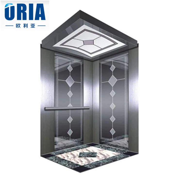 Elevator marble flooring design elevator cabin decoration