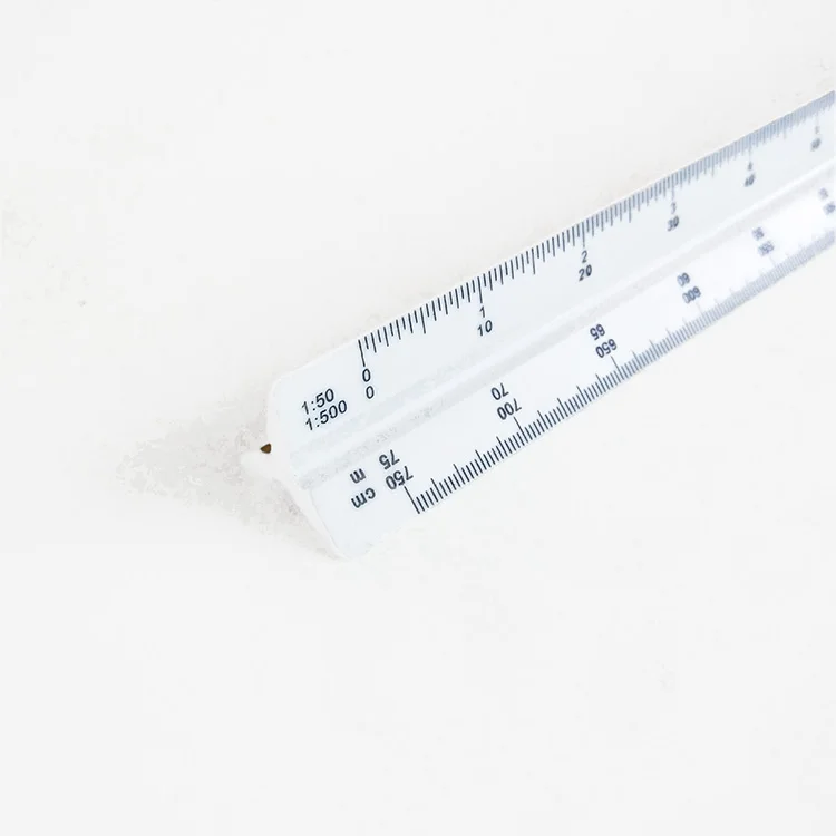 Architects and Engineers triangular Scale Ruler