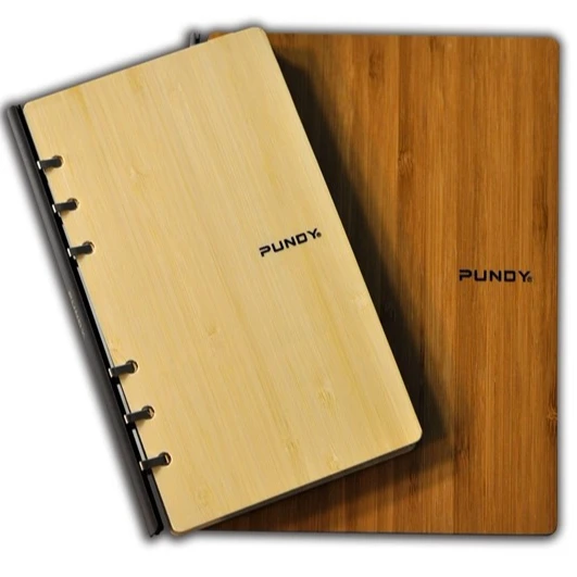 eco friendly product : PUNDY bamboo notebook