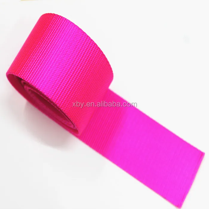 Custom woven nylon ribbon polyester seat belt webbing
