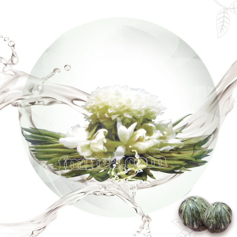 Handmade jasmine tea,flower blooming tea with good taste