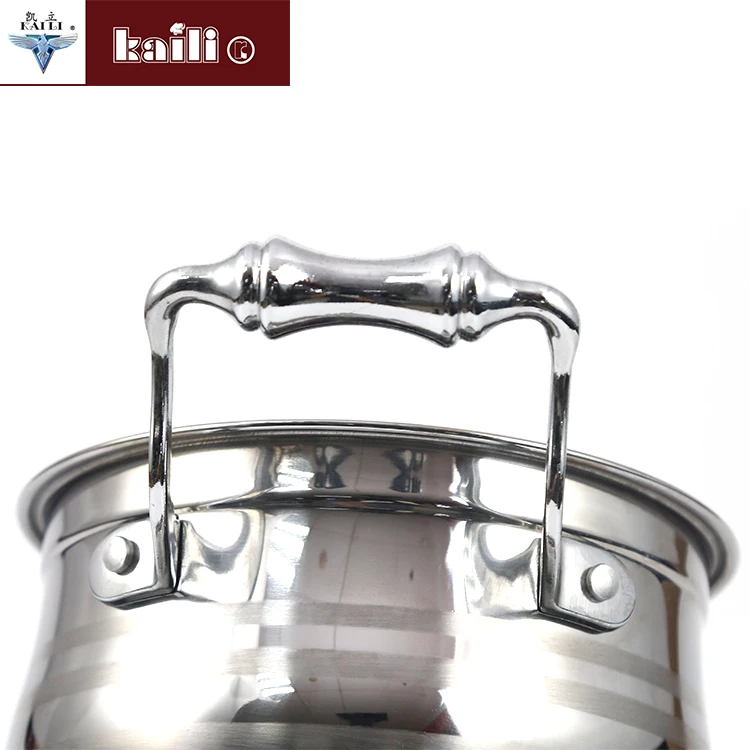 Factory Customized Eco-Friendly stainless steel pot cookware set stainless steel cookware set
