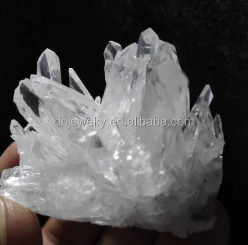 100%Natural Unique Quartz Crystal Natural White Chrysanthemum Clear Quartz Clusters For Decoration
