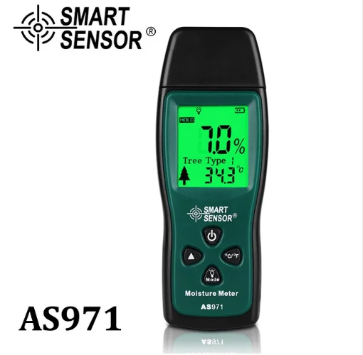 Wood Moisture Meter , Humidity Tester Timber Damp Detector paper digital Moisture Meter Test wall moisture analyzer Range 2%~70%