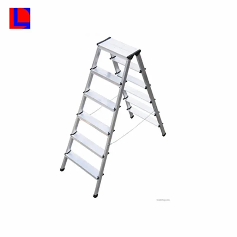 Алюминиевая Регулируемая Складная ступенчатая лестница для многоцелевого