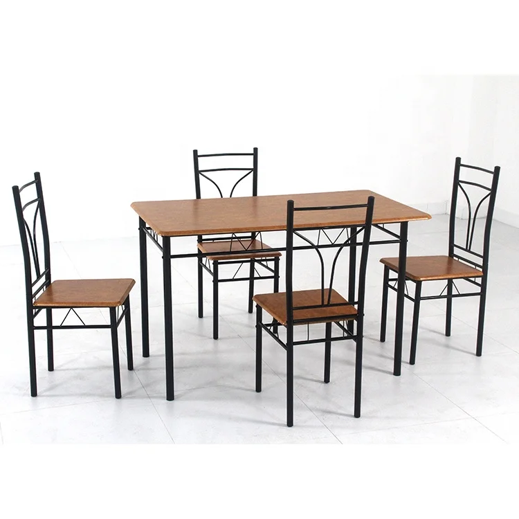 Modern style dining room sets wooden board dining table DS-03