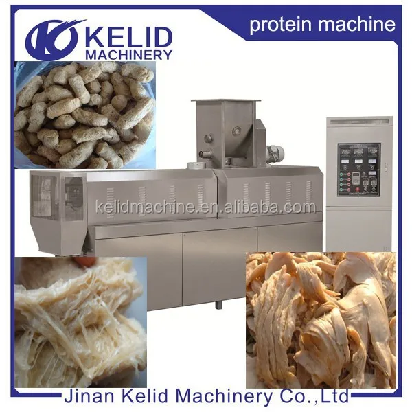 Full Automatic High Quality Extruder Soya Bean Protein Machine