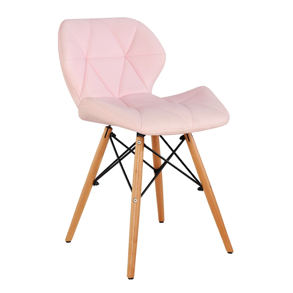 
High quality home furniture European leisure chair living room chairs PU thick sponge wood legs Butterfly Chair 