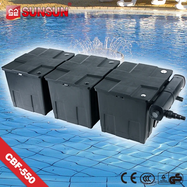 
submersible pump Black Filter Box Fish Pond for koi tank 