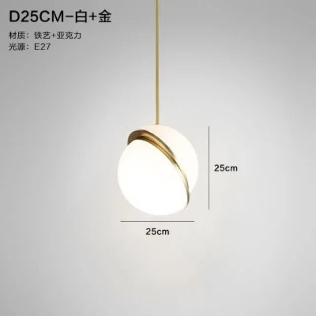 
Modern Simple Single Chandelier Pendant Light For Bedroom 
