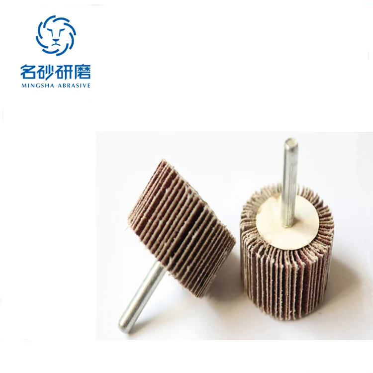 mini die grinder accessaries abrasive tool Mounted Flap Wheel with 1/4-Inch Shank grinding head for stainless metal polishing