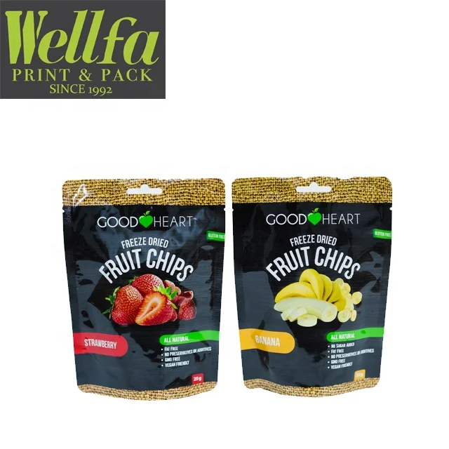 Inflatable Heat Sealable Plastic Bag with Window Display for Snack Packaging