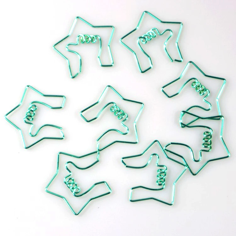 Ring flat wire custom logo binder clipboard metal paper clip