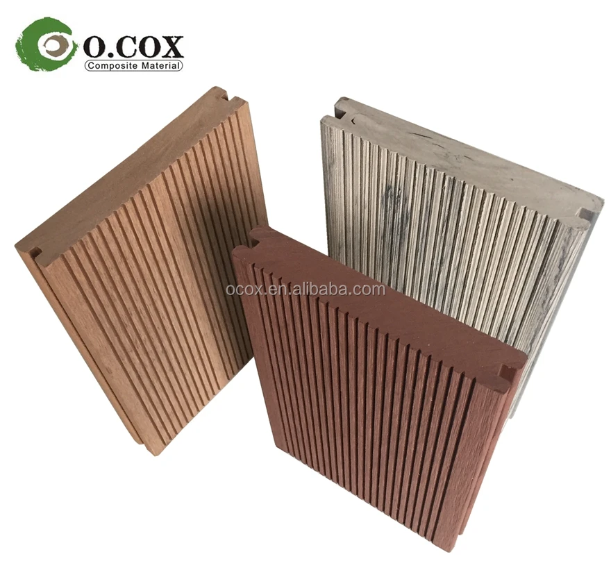 Hot sales solid wood plastic composite decking flooring WPC deck board