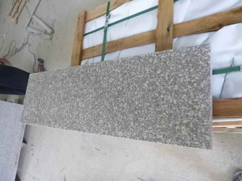 Polished Natural Stone Interior Granite Stair Step G664 Brown Granite Stair Design