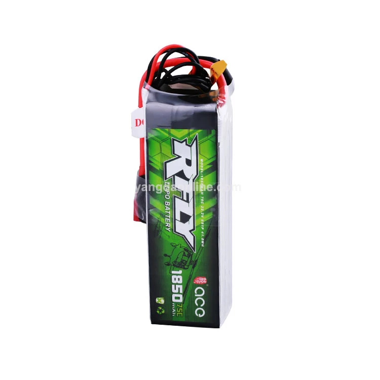 Gens Tattu R-FLY 1850mAh 75C 6S1P 22.2V Helicopter Race Aircraft UAV Lipo Battery
