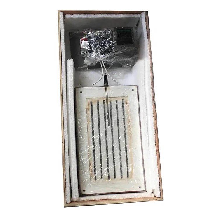 Ceramic fiber resistance wire heating board with temperature control