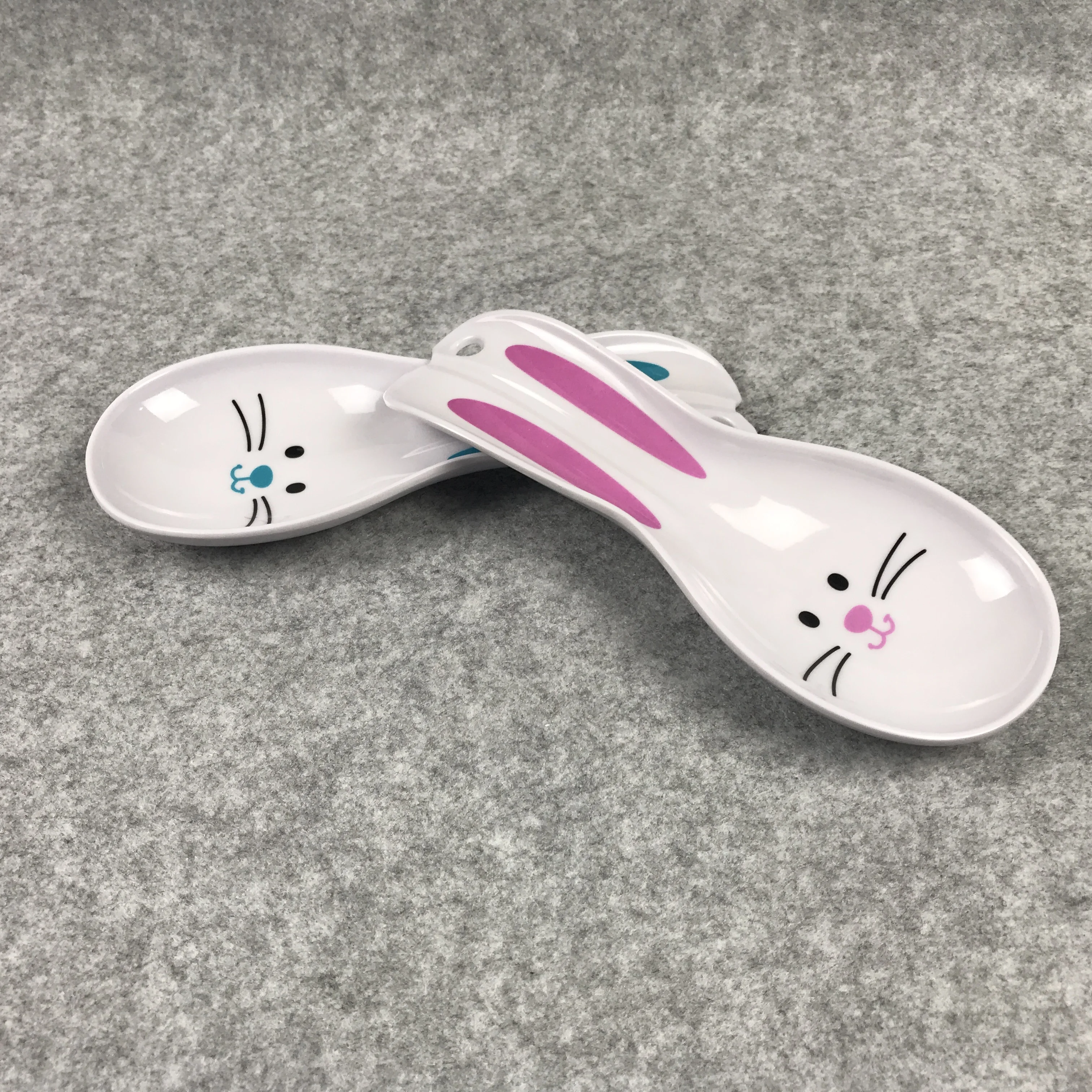 
Rabbit design melamine spoon rest 