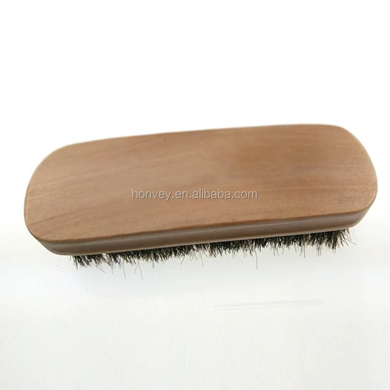 
Wooden Handle Shoes Shine Brush Polish Bristle Horse Hair Buffing Brush (with LOGO) 