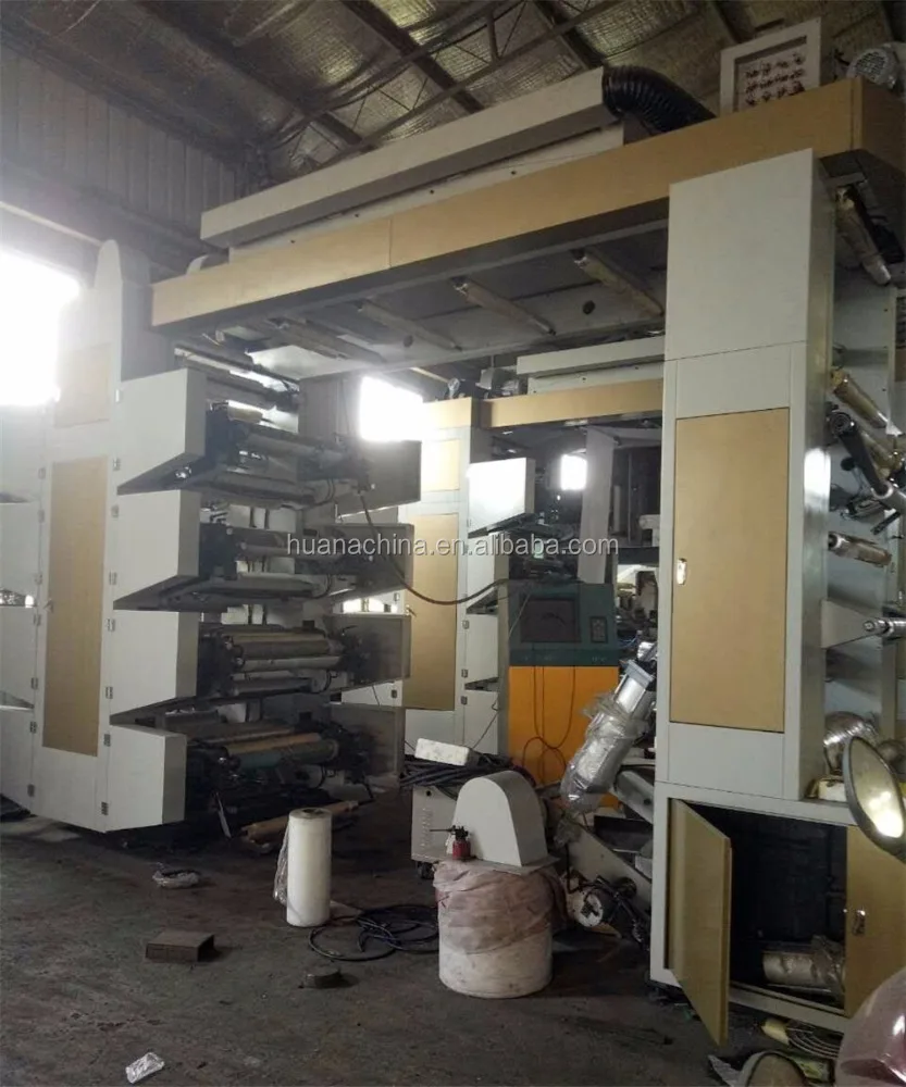 
 4 (четыре) цветная флексографическая печатная машина для пластика и бумаги  