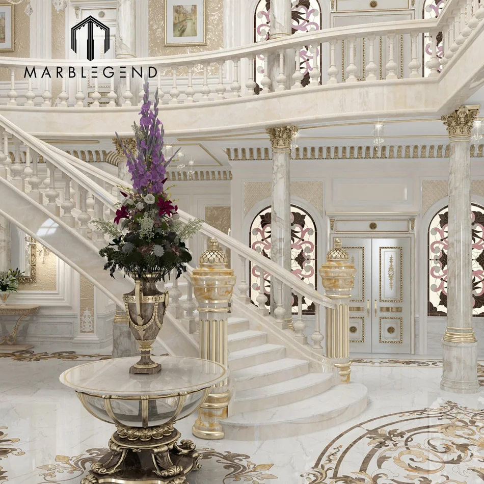 Имперская роскошная вилла waterject медальон мраморная инкрустация напольный дизайн арабский меджлис для продажи