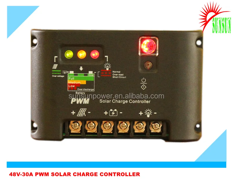 48 В 30A PWM контроллер заряда