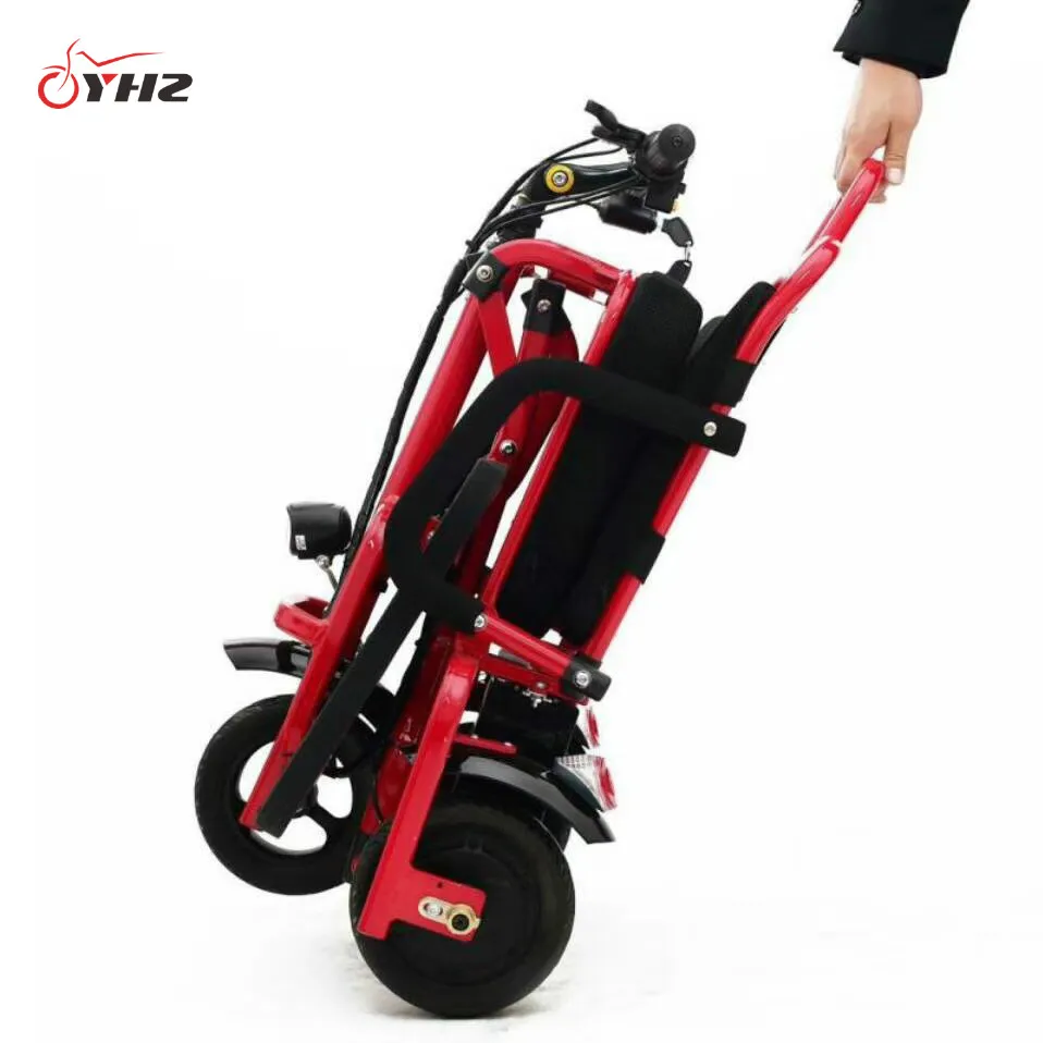 
36v300w / 48v350w 3 wheel portable foldable folding electric mobility scooter for sale 