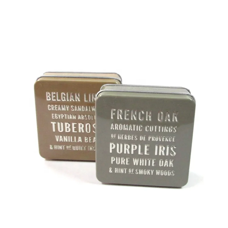 Custom Printed Square Metal Soap Box