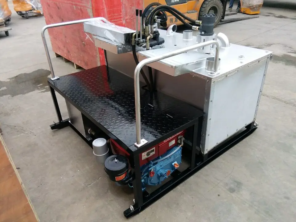 LXD500 hydraulic double cylinder thermoplastic preheater applied for underground parking lot