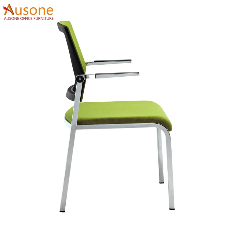 
Staff chair training stacking chair with armrest 