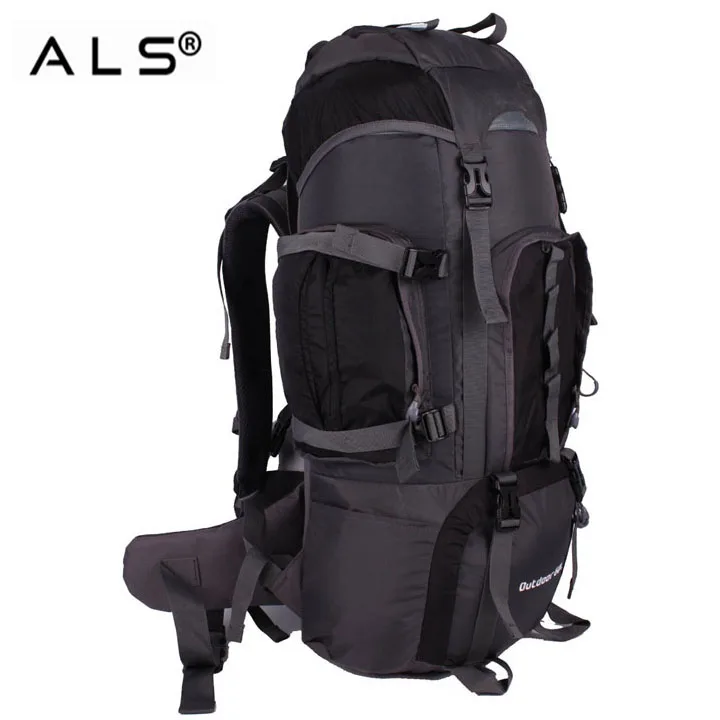 
China manufacture top quality mountain top ergonomic 60L hiking backpack 