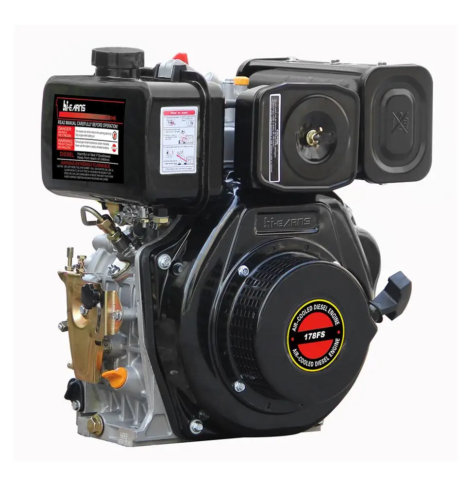 Air-cooled 6hp 178 1500rpm 3.5L single cylinder diesel engine