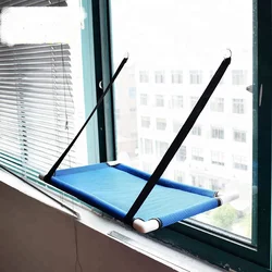 Оптовая продажа, сиденье на окно для кошки с сильным всасыванием, кровать для кошки, Летний стиль, гамак на окно для кошки