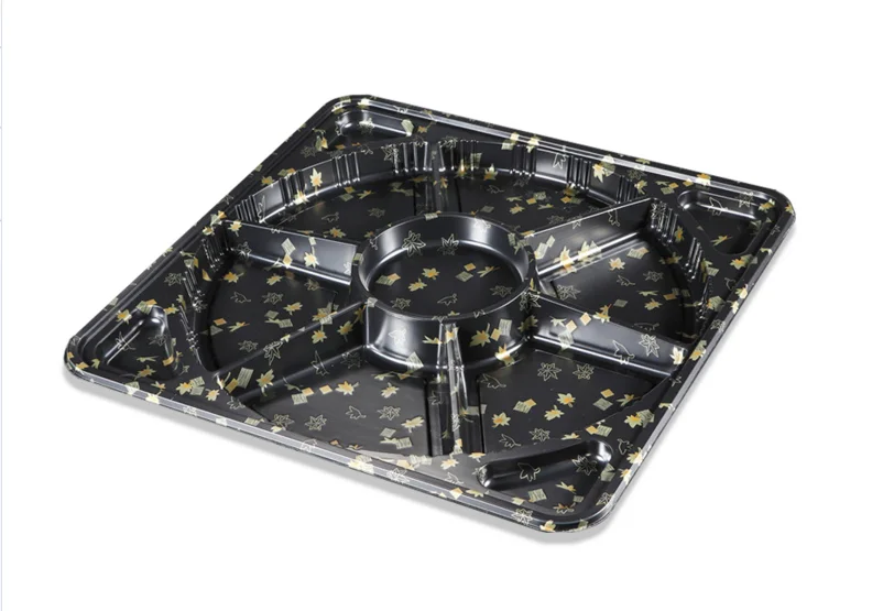 Harvest SR-11 large party food packaging 5-compartments plastic tray