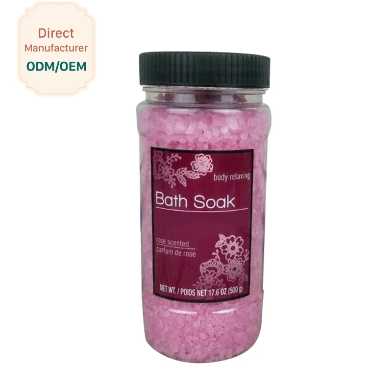 
Fresh Smell Fragrance Natural Body Crystals Hot Wholesale Custom Deep Clean Spa Bath Salt 