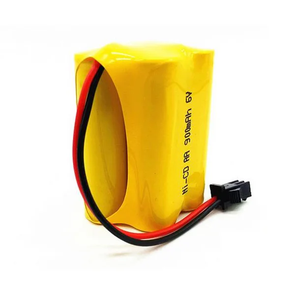 
Customize Ni-Cd battery pack 6V AA600mAh For Emergency Light 