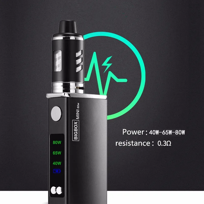 2018 электронная сигарета 80 Вт бокс-мод наборы для начинающих 80 Вт вейп-ручка моды новый резервуар для сигареты