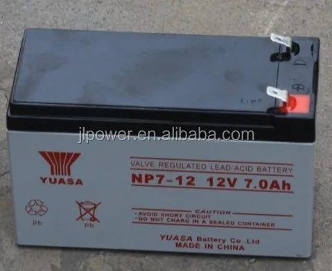 high quality NPW36-12 yuasa battery 12v 7ah yuasa battery agm NP7-12 yuasa battery