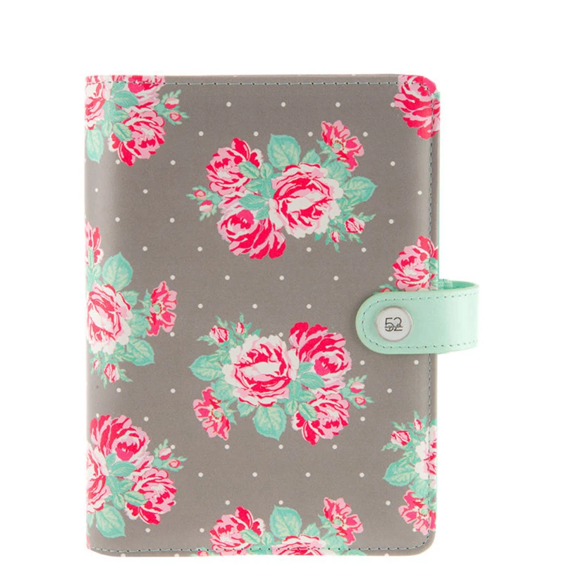 promotional leatherette journal agenda set weekly planner with snap closure