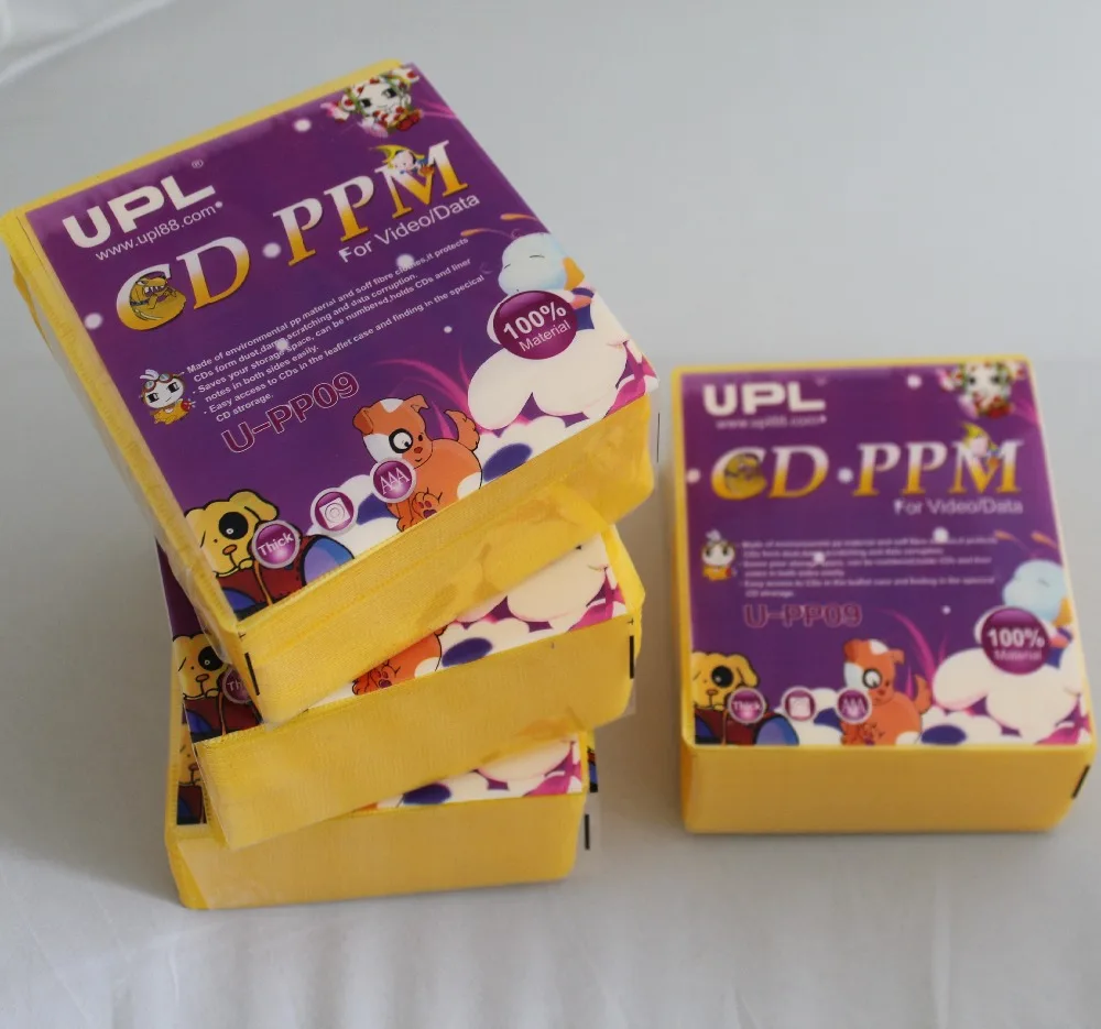 clear pp bag for dvd case/ Plastic CD /DVD Sleeves