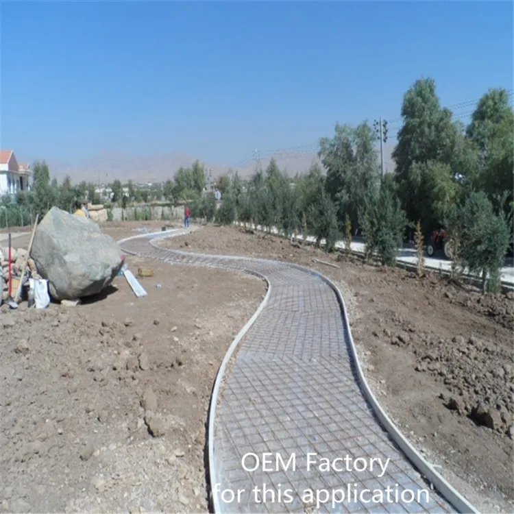 concrete sidewalk superflex curb formwork