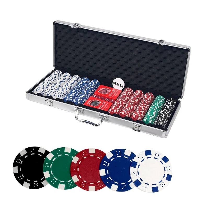Casino Poker Set with Aluminum Case