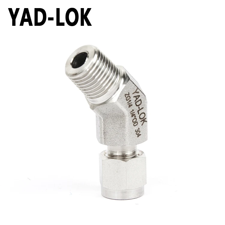 
YAD-LOK 90 Degree 3000Lbs Forged Stainless Steel 304 Elbow Connection 
