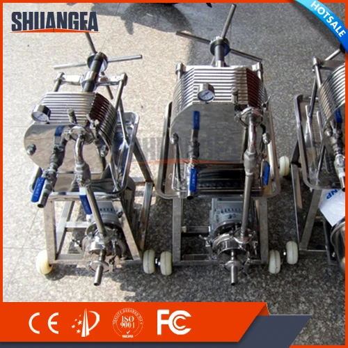 Stainless Steel Beer Filter Machine, Small Wine Filter Machine