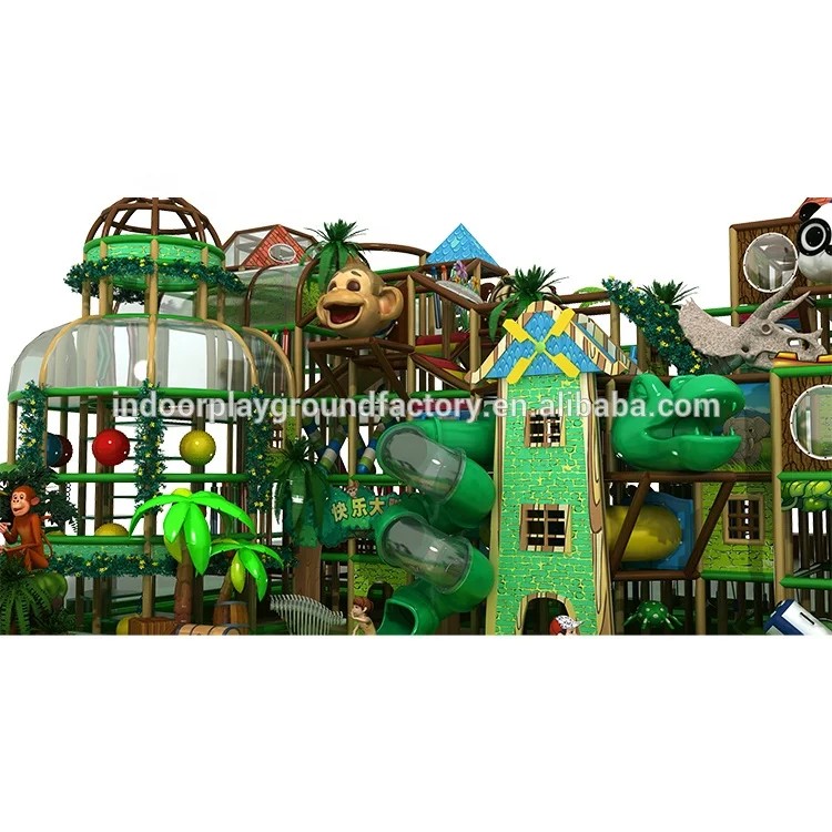 Manufacturer Business Plan Jungle Adventure Theme Customized Naughty Children Indoor Indor Playground Manufacture