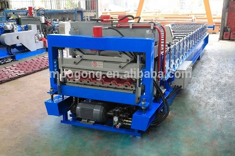 new type trapezoidal roof tile roll forming machine step tile forming machine