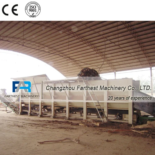 Wood Log Debarking Machine For Paper Making Industry