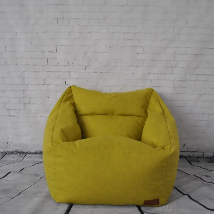 indoor trapezoid armchair bean bag sofa