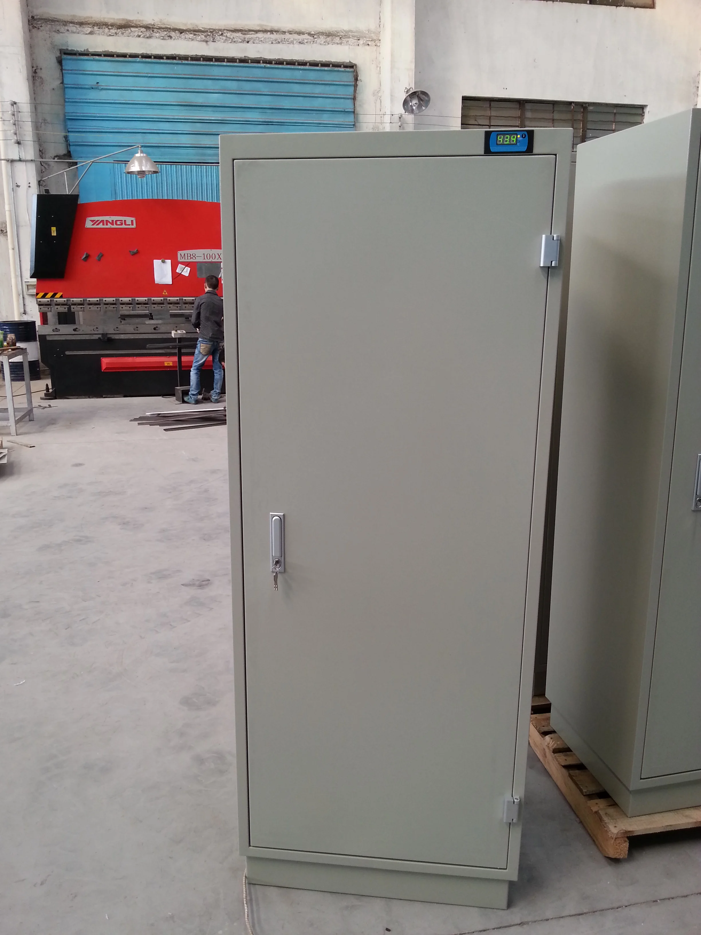 Fireproof drawer safe for magnetic and humid proof cabinet, Drawer filing cabinet with double keys