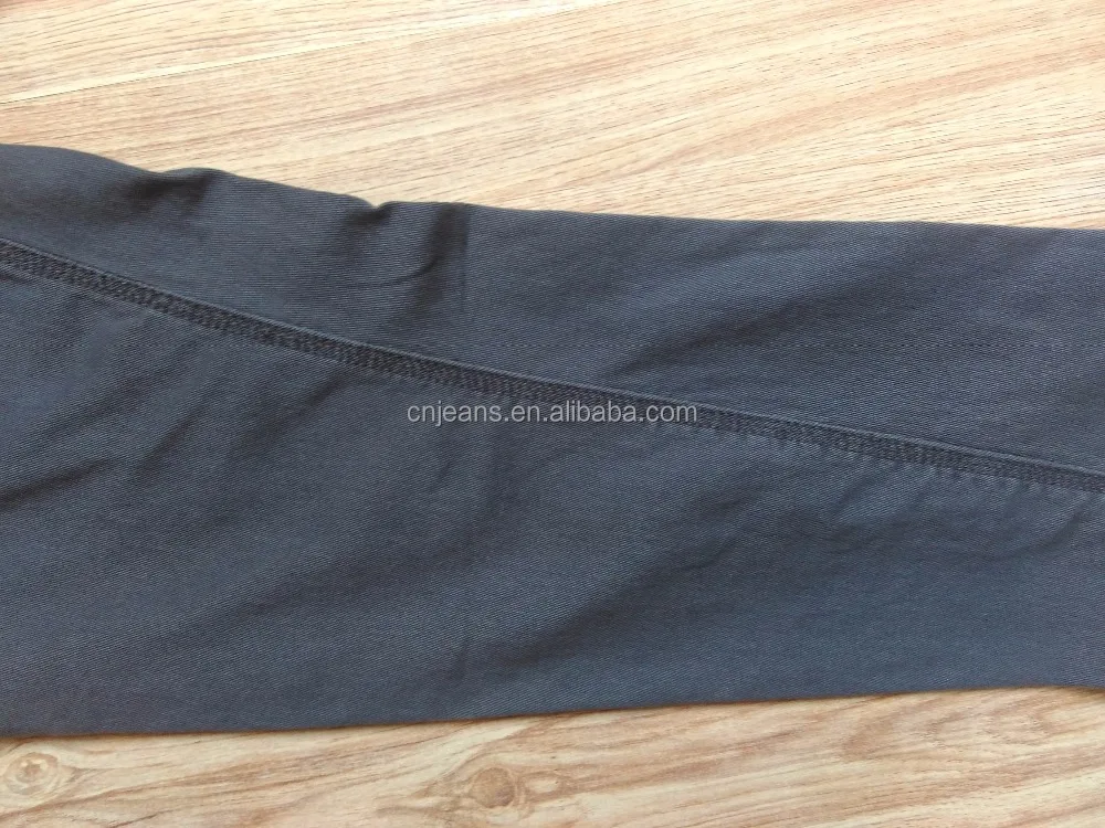GZY stock lots 97% cotton 3% elastane fabric colored breathable pants for men